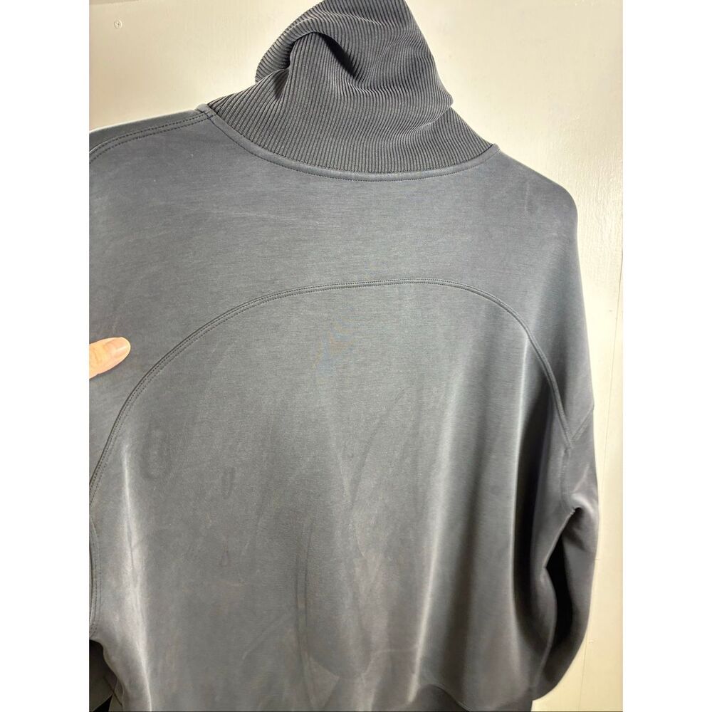 Lululemon Softstream Turtle Neck Pullover In Char… - image 4
